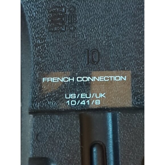 French Connection Bootie Boots Womens Size 10 Black Patent Leather NWOT-lp - Picture 6 of 8